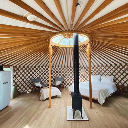 Ons Yurt Huisje In Het Bos Hollandsche Rading Zewnętrze zdjęcie