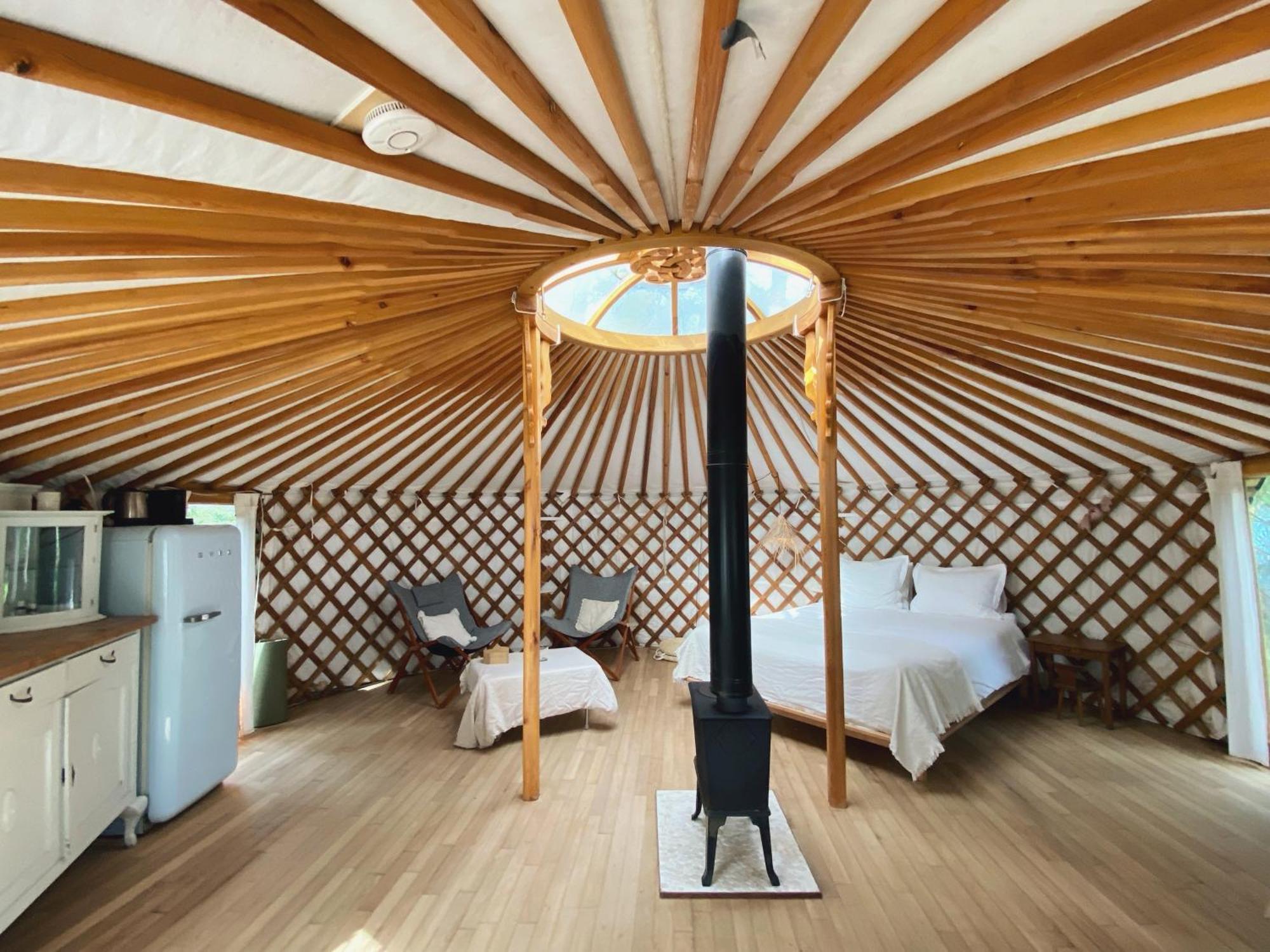 Ons Yurt Huisje In Het Bos Hollandsche Rading Zewnętrze zdjęcie