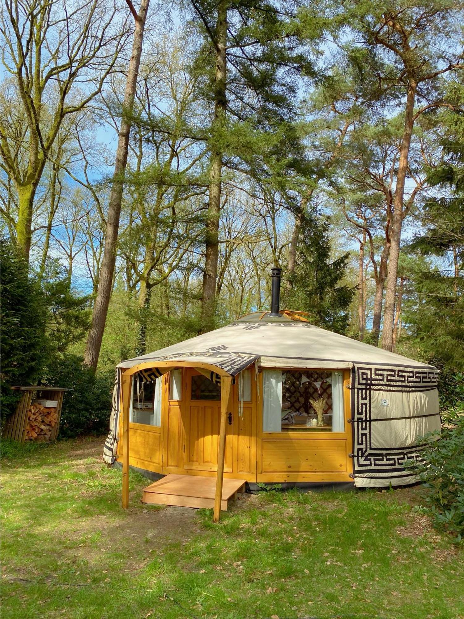 Ons Yurt Huisje In Het Bos Hollandsche Rading Zewnętrze zdjęcie