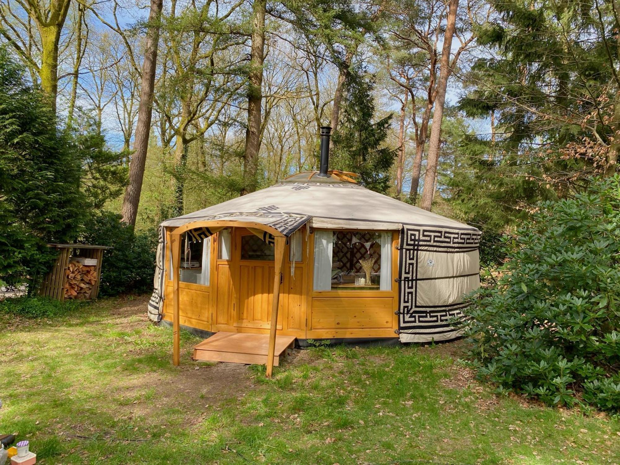Ons Yurt Huisje In Het Bos Hollandsche Rading Zewnętrze zdjęcie